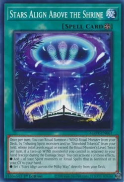 LP Stars Align Above the Shrine - AGOV-EN061 - Common - 1st Edition - Image 1
