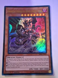 Darkest Diabolos, Lord of the Lair SR06-EN001 Lair of Darkness 1st Edition - Image 1