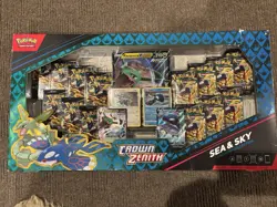 Pokemon TCG Crown Zenith Sea and Sky Box Premium Collection Factory Sealed - Image 1