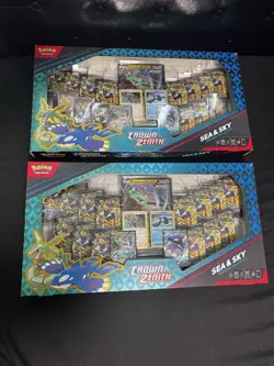 Pokemon Crown Zenith Sea and Sky Premium Collection x2 Factory Sealed Ships Fast - Image 1