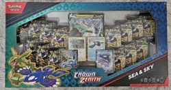 Pokemon Crown Zenith Sea and Sky Premium Collection Box 14 Packs, Factory Sealed - Image 2