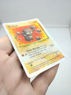 GEODUDE Legendary Collection POKEMON 2002 Reverse Holo Trading Card 77/110 TCG - Image 4