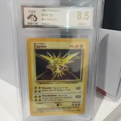 PSA 1 ZAPDOS HOLO 16/102 1999 POKEMON TCG WOTC BASE SET - Image 1