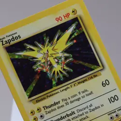 Pokemon TCG - Zapdos 16/102 Base Set Holo Rare WOTC 1999 - MP - Image 1
