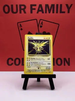 Zapdos 16/102 Base Set Holo Rare 1999 WOTC Pokemon TCG MP - Image 4