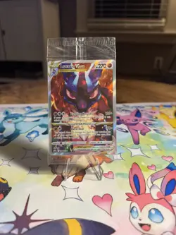 Pokemon Lucario VSTAR SWSH291 Crown Zenith ETB Holo Black Star Promo SEALED - Image 1