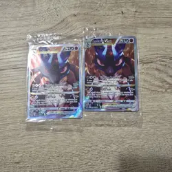 Pokemon Lucario VSTAR SWSH291 Crown Zenith ETB Holo Black Star Promo SEALED ×2 - Image 1