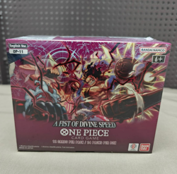 One Piece Card Game OP-11 A Fist of Divine Speed Sealed Booster Box CCG - Image 1