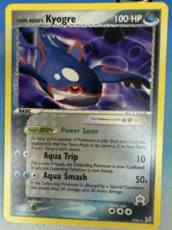 Team Aqua’s Kyogre 3/95 Team Aqua Vs Team Magma Non-holo Rare Pokemon Card - Image 1