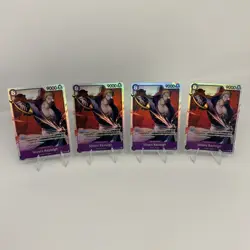 One Piece TCG OP13-066 Silvers Rayleigh SR X4 Playset Card Game CCG English - Image 1