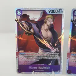 One Piece TCG OP13-066 Silvers Rayleigh SR X4 Playset Card Game CCG English - Image 2