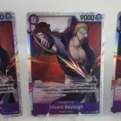 One Piece TCG OP13-066 Silvers Rayleigh SR X4 Playset Card Game CCG English - Image 4