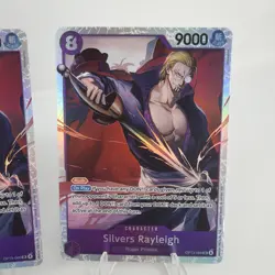 One Piece TCG OP13-066 Silvers Rayleigh SR X4 Playset Card Game CCG English - Image 5