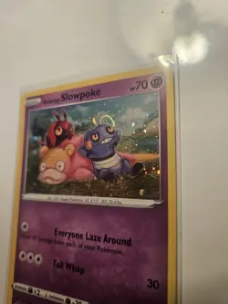 Pokemon TCG Galarian Slowpoke SWSH126 Holo Black Star Promo Card - Image 1