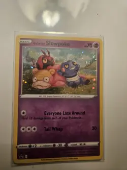 Pokemon TCG Galarian Slowpoke SWSH126 Holo Black Star Promo Card - Image 2