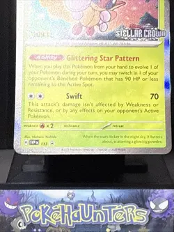 Pokemon Card Ledian SVP133 Stellar Crown STAFF Stamped Prerelease Near Mint - Image 3