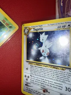 Togetic Neo Genesis 2000 Swirl Holo Rare Pokemon Card TCG 16/111 HP 💫 - Image 1