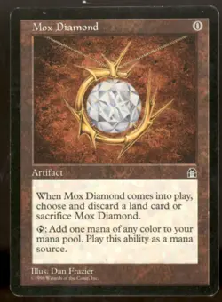 MTG English NEAR MINT Magic Card MOX DIAMOND from Stronghold. Beckett BGS 7.0 - Image 2