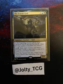 MTG The Scarab God, NM-Mint, English Commander: Aetherdrift - Image 1