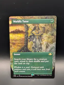MTG - Worldly Tutor - BORDERLESS - Instant - DMR #442 - Rare - Image 1