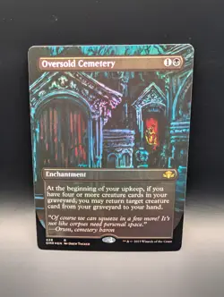 MTG - Oversold Cemetary - FOIL BORDERLESS - Enchantment - DMR #428 - Rare - Image 1