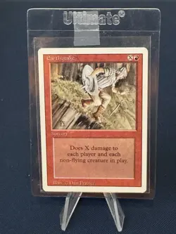 MTG - Magic The Gathering - Earthquake - Revised - NP/NM! - Image 3