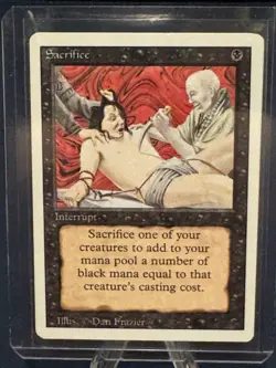 MTG - Magic The Gathering - Sacrifice X 2 - Revised - NP/NM! - Image 3