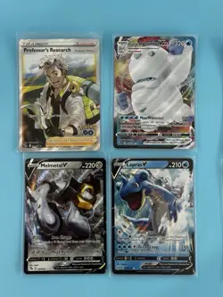 Pokemon TCG Mixed Series Full Art V Vmax Trainer Holo 8 Card Lot FREE S/H - Image 3