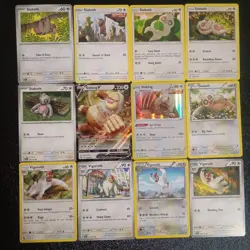 x12 Slakoth Vigoroth Slaking pokemon card Mixed Lot collection. v Holo Rare - Image 1