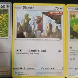 x12 Slakoth Vigoroth Slaking pokemon card Mixed Lot collection. v Holo Rare - Image 3