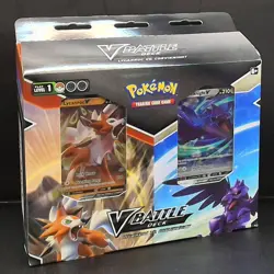 V Battle Deck Bundle [Lycanroc V / Corviknight V] - Pokemon TCG Sealed Deck Kit - Image 1