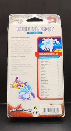 Burning Shadows Theme Deck - "Luminous Frost" [Alolan Ninetales] - Pokemon TCG - Image 2