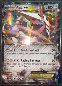 Pokemon TCG Aggron EX 93/160 XY Primal Clash 2015 - Image 1