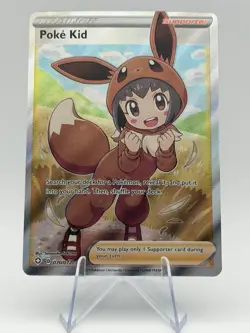 Poke Kid 070/072 Pokemon TCG 2021 Ultra Rare Full Art Holo Shining Fates NM - Image 1