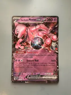Pokemon Card Game JUMBO Card Team Rockets Mewtwo 205 Promo English Card Ungraded - Image 1