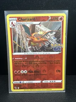 Charizard 010/078 Pokemon GO Reverse Holo - Image 1