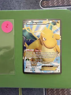 Pokemon TCG - XY Furious Fists 108/111 Dragonite EX Full Art Ultra Rare - MP (2) - Image 2
