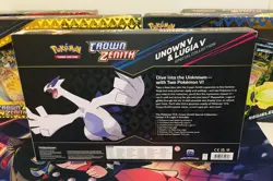 🔥Pokemon Unown V & Lugia V Special Collection Box New/Sealed Crown Zenith!🔥 - Image 2