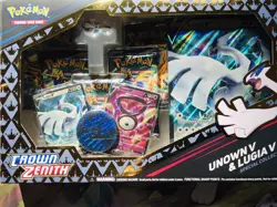 🔥Pokemon Unown V & Lugia V Special Collection Box New/Sealed Crown Zenith!🔥 - Image 3