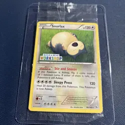 2014 Pokemon Build A Bear Workshop Snorlax Sealed Promo 80/106 - Image 1