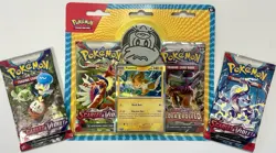 Pokemon Scarlet & Violet + Paldea Evolved Blister Bundle (4X BOOSTER PACKS) - Image 1