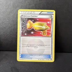 Pokemon Catcher Secret Rare 111/108 2012 Pokemon B&W Dark Explorers - Image 1