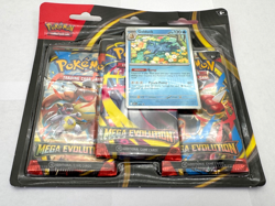 Pokemon Mega Evolution 3 Pack Blister Scarlet & Violet Sealed w/ Golduck Promo - Image 2