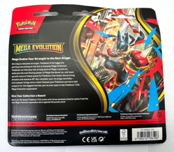 Pokemon Mega Evolution 3 Pack Blister Scarlet & Violet Sealed w/ Golduck Promo - Image 3