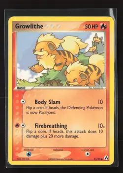 Growlithe 55/92 Common Legend Maker Pokemon NM - Image 2