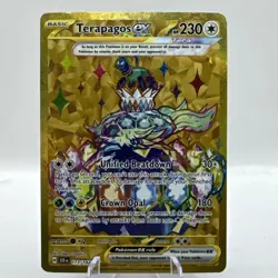 Terapagos ex - 173/142 - Pokemon Stellar Crown Secret Rare NM Hyper Rare FA - Image 1