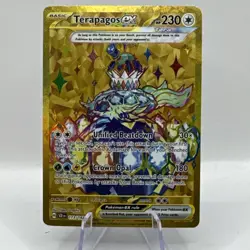 Terapagos ex - 173/142 - Pokemon Stellar Crown Secret Rare NM Hyper Rare FA - Image 2
