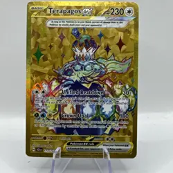 Terapagos ex - 173/142 - Pokemon Stellar Crown Secret Rare NM Hyper Rare FA - Image 3