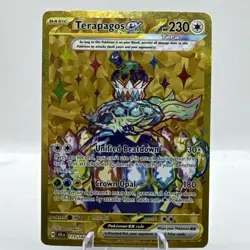Terapagos ex - 173/142 - Pokemon Stellar Crown Secret Rare NM Hyper Rare FA - Image 5
