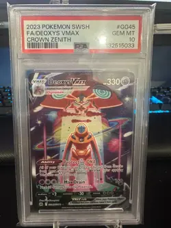 Pokemon TCG Pokemon Crown Zenith Deoxys VMAX GG45/GG70 - Image 1